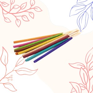 Varilla de incienso de flores secas de colores perfumados de 9 pulgadas de alta calidad India para Navidad Pascua Ramadán para vacaciones - Product Image 4