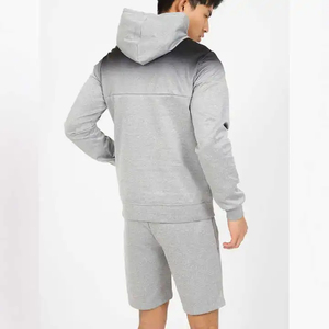 Conjunto de Sudadera con Capucha y Pantalones Cortos Personalizados al por Mayor, Unisex, de Alta Calidad, Felpa Francesa, 100% Algodón, Conjunto de Sudadera con Capucha y Pantalones Cortos para Hombre - Product Image 2