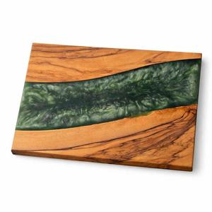 Planche à découper rectangulaire en acacia faite à la main, planche à découper de cuisine de qualité supérieure, durable, épaisseur 1,2 cm, passe au lave-vaisselle, préparation alimentaire, service - Product Image 1