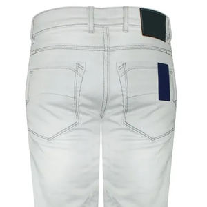 กางเกงยีนส์ทรงตรงสำหรับผู้ชายทรงคลาสสิกสไตล์ลำลองสไตล์สตรีททรงสลิมฟิตกางเกงยีนส์สีน้ำเงินซักสีสไตล์เรโทรสำหรับผู้ชาย - Product Image 6