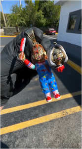 Fashion Popular Iced Out Custom 3D Horror Cartoon Pendant Brilliant VVS Moissanite Diamond Hip Hop High Quality Pendant Jewelry - Product Image 3