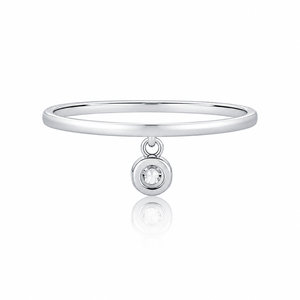 Bagues empilables en argent sterling 925 avec moissanite taille brillant rond sertie clos pour femme, idéales au quotidien - Product Image 3