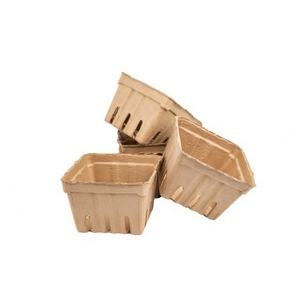 Bandeja de Pulpa Moldeada Compostable y Ecológica para Envasado de Frutas, Bandeja para Frutas Frescas de Fabricante Vietnamita, Cajas de Papel - Product Image 2