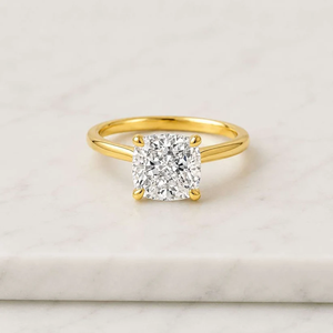 Anillo de Moda para Mujer, Chapado en Oro de 14K, Acero Inoxidable, Regalo Romántico, Joyería al por Mayor - Product Image 1