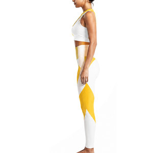 Ensemble de sport élégant pour les cours de fitness et les séances d'entraînement - Best-seller - Ensemble de gym côtelé sans coutures pour femmes - Product Image 4