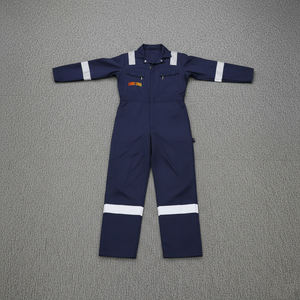 OEM Custom Safety Coverall Workwear Uniform Cotton Polyester Protective <b>Overall</b> for Manufacturing Industry - Product Image 1