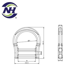 Giá cả tuyệt vời Anodized nhôm Eye xoay D Ring - Product Image 4