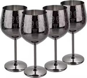 Designer Metal <b>Goblet</b> Brass/Copper Beverage Cup 301-450ml Classic Design for <b>Wine</b> Cocktail Whiskey Drinking and Home Decor - Product Image 5