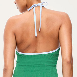 100% Polyester Material Made Women Swim Suits For Sale Plain Custom Printing Logo Women Swim Suits - Product Image 4