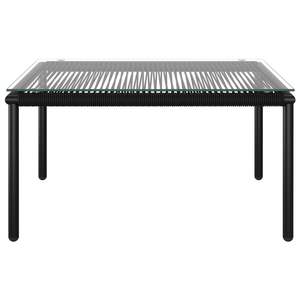 Set da 5 pezzi in PVC nero con cuscini per il relax in giardino - Product Image 5