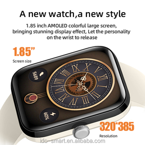 2025 thời trang mới GPS thông minh đồng hồ BT gọi 3ATM không thấm nước 1.85 "HD TFT + LCD sức khỏe hoạt động Tracker 100 thể thao pin lớn - Product Image 2