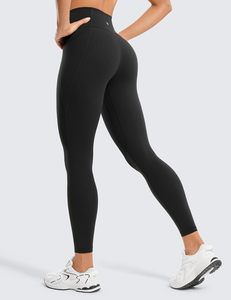 Women Casual Training <b>Leggings</b> <b>Pockets</b> High Waist Breathable Anti-Bacterial Yoga Pants Gym Fitness Running OEM Custom Activewear - Product Image 2