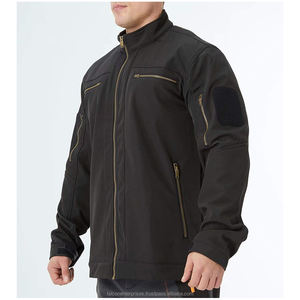 Men Outdoor Sports Softshell <b>Jacket</b> Autumn Winter <b>Fleece</b> Bomber <b>Jackets</b> Waterproof Windproof Multi-Pocket Softshell <b>Jackets</b> - Product Image 5