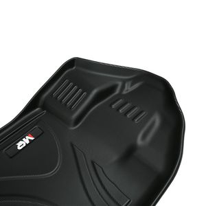 แผ่นรองพื้นรถยนต์ TPE กันน้ำทุกสภาพอากาศ 3 ชิ้น สำหรับ Ford F150 ปี 2015-2025 อุปกรณ์เสริมพรมปูพื้นรถยนต์ ไม่สามารถพับเก็บได้ - Product Image 4