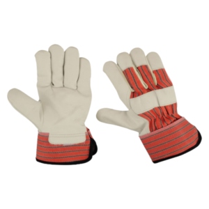 Guantes de Seguridad de Cuero Vacuno con Textura, Resistentes al Calor, Antideslizantes, Cómodos y Suaves para Trabajos de Construcción y Protección de Manos - Product Image 4