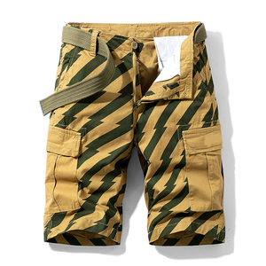 New Arrival Men's Best Camouflage Cargo Shorts Mid-Waist Loose Baggy Short Pants for Summer OEM Service Available Custom - Product Image 4