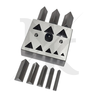 Cutter à disque triangulaire de haute qualité avec jeu de 8 poinçons de 6 mm à 20 mm, outils de fabrication de bijoux en acier inoxydable - Product Image 5