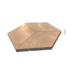 Hexagon Gold Yellow Beige Polished <b>Marble</b> Tile Natural Stone for Wall and Floor Premium Quality Natural <b>Marble</b> - Product Image 4