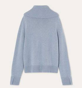 Elegante Suéter de Punto para Mujer - Jersey Delgado de Invierno de Color Liso - Prenda de Punto Femenina Suave y Transpirable para Otoño 2026 - Product Image 2