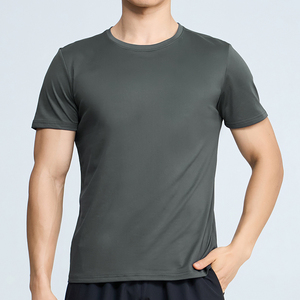 Camisetas de Verano Lisas de Color Brillante para Correr, Hacer Ejercicio, Deportivas, Casuales, con Logotipo Personalizado, 100% Algodón, Cuello Redondo, Manga Corta, de Secado Rápido - Product Image 6