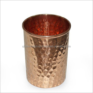 ที่มีคุณภาพที่ดีที่สุดทองแดงแก้วที่มีรูปทรงกลมและทำด้วยมือทองแดงแก้วน้ำสำหรับบ้านและร้านอาหารและสำนักงานใช้ - Product Image 3