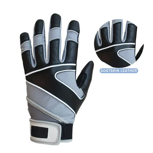 Gants de frappe de baseball personnalisés de qualité supérieure, légers, respirants, en cuir, pour adultes, main droite, avec fermeture auto-agrippante pour l'entraînement - Product Image 2