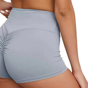 Top Quality Customized Women Running Gym Shorts New Design Elastic Waist Custom Logo Top Trending Women Shorts Yoga <b>Leggings</b> - Product Image 5