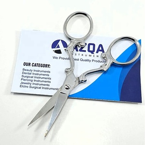 กรรไกรตัดด้ายขนาดเล็กสำหรับงานปักทำจากสเตนเลสสตีลแบบมืออาชีพเครื่องมือสำหรับการตัดด้ายที่แม่นยำสำหรับงานปักแบบทำมือ - Product Image 2