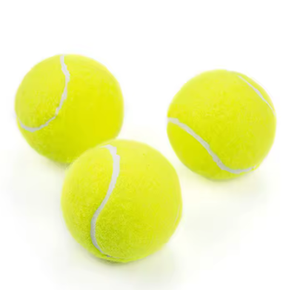 Pelotas de tenis para entrenamiento en tubo, duraderas, de goma amarilla, equipo deportivo de práctica. - Product Image 1