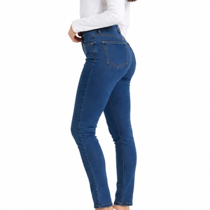 Jeans de Mezclilla para Mujer, Color Personalizado, Corte Holgado, Transpirables, Cintura Media, Estilo Vintage, Corte Bootcut, Elegantes, Cómodos, Modernos, Premium, Casuales - Product Image 2