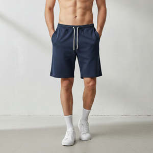 OEM/ODM 100% Cotton Shorts for Men's 2 Color with Side Pockets Comfortable Breathable Elastic Waist High quality men's short - Product Image 2