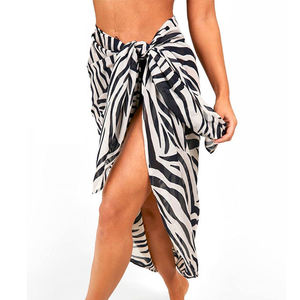 Pareo de playa de verano multiusos con estampado personalizado para mujer, para traje de baño y bikini, estilo coreano - Product Image 1