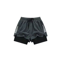 Caleçons de sport respirants à taille haute pour hommes, style été, motif uni, séchage rapide, compression, en spandex, pour l'entraînement athlétique