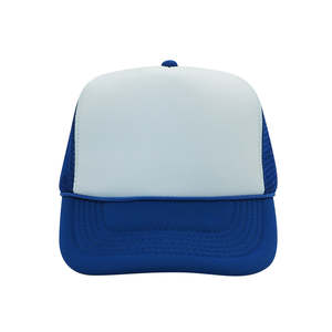 High Quality 5 Panel Embroidery Foam Mesh Truckers Hat Custom Logo Style Puff Printing for Outdoor and Travel - Product Image 2