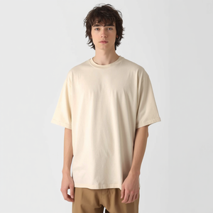 T-shirt Oversize en Coton Peigné 100% (220-240 GSM) à Épaules Tombantes, Coupe Boxy, Grammage Lourd, Style Streetwear, avec Personnalisation OEM ODM - Product Image 2