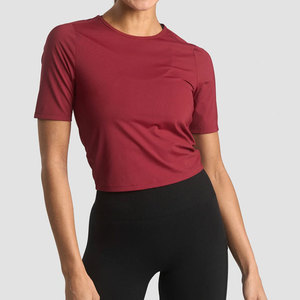 Camiseta Deportiva para Mujer, Diseño Personalizado, para Gimnasio y Entrenamiento al Aire Libre, Transpirable y que Absorbe la Humedad, para Verano - Product Image 5