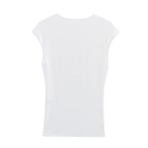 Débardeur côtelé décontracté pour femme 2026, beige clair, coupe ajustée, en mélange de coton doux, basique, pour l'été, HD - Product Image 4