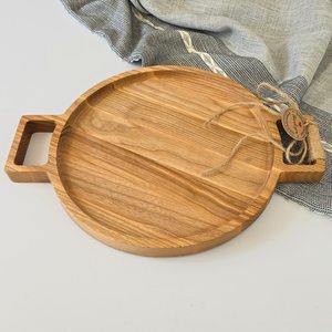 Plateau de service artisanal en bois d'acacia pour la maison et l'hôtel - Product Image 6