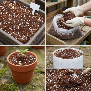 Cocopeat Perlite Mix Compressed Grade - Blend Export Grade Coco Peat Importers Indian Supplier - Product Image 2