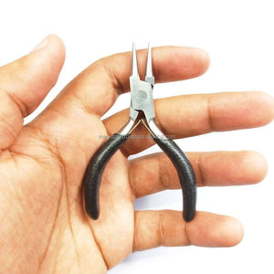 Pince à bec effilé mini de haute qualité, en acier inoxydable premium, outil de fabrication de bijoux, option logo personnalisé, DIY, garantie 1 an - Product Image 2