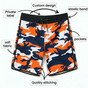 <b>Men's</b> Camouflage Print Quick Dry Board <b>Shorts</b> Mid Waist Drawstring Casual Swimwear Orange Navy <b>White</b> Patterned <b>Short</b> <b>Shorts</b> - Product Image 6