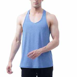 Camisetas sin mangas multicolor personalizadas con corte redondo, estilo urbano, cómodas, de tela de buena calidad para hombre. - Product Image 1