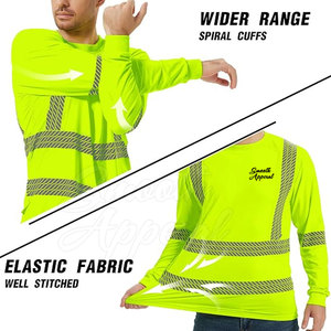 Camisetas de Seguridad de Alta Visibilidad, Impermeables y Profesionales, Ajuste Cómodo, Costuras Resistentes para Operaciones Industriales y Lugares de Trabajo - Product Image 3