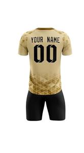 Uniforme de Fútbol para Hombre en Material Resistente, Disponible al por Mayor, con Logotipo/Colores Personalizados, Antiarrugas - Product Image 4