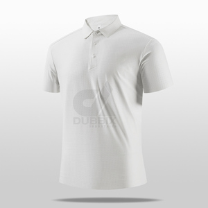 Chemises décontractées pour hommes en coton/polyester de haute qualité, manches courtes, tissu tissé, broderie personnalisable sur le devant, respectueuses de l'environnement - Product Image 2