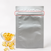 Sachet refermable en feuille métallisée de qualité alimentaire supérieure, anti-odeur, réutilisable, haute barrière pour café et thé de spécialité