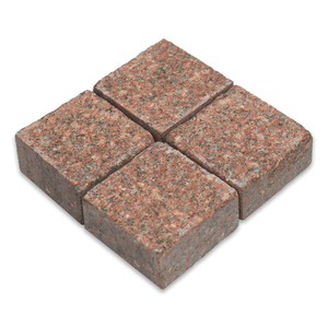 Eco-friendly Durable Modern Red & Pink Flamed Split Cubic <b>Paving</b> Stones for Patio Walkways Garden Landscaping Thanh Tung <b>Stone</b> - Product Image 3