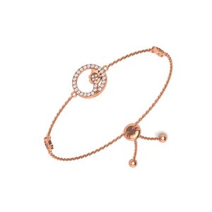 Pulsera Moderna de Plata de Ley con Múltiples Dijes Colgantes, Cadena Ajustable para Mujer, Regalos de Boda y Estilo Personal - Product Image 5