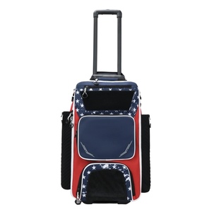 Bolsa de Béisbol y Sóftbol con Ruedas Personalizada, Bolsa de Transporte de Gran Capacidad, Correa de Hombro Acolchada, Paquete de Equipo Deportivo - Product Image 2