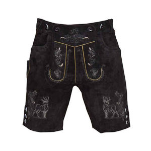 กางเกงหนังแพะเอลีท เมาน์เทน เฮอริเทจ งานฝีมือทนทาน สไตล์พื้นเมือง - Product Image 2